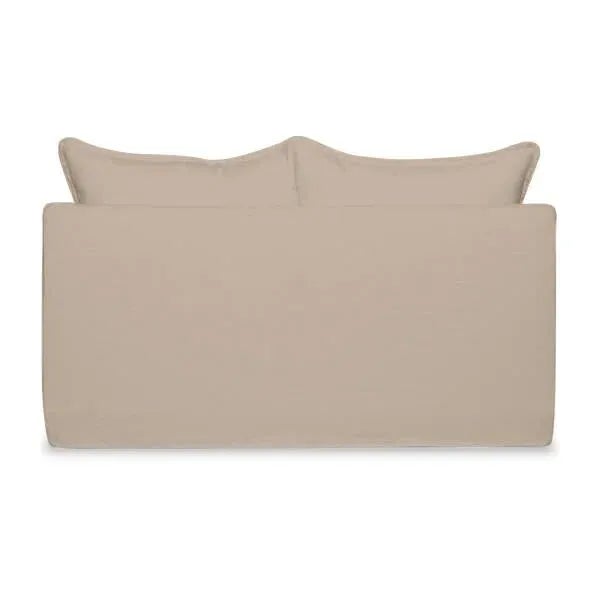 Contemporary Moss Home Darcy Loveseat 64"W, Safari Oatmeal For Sale - Image 3 of 7