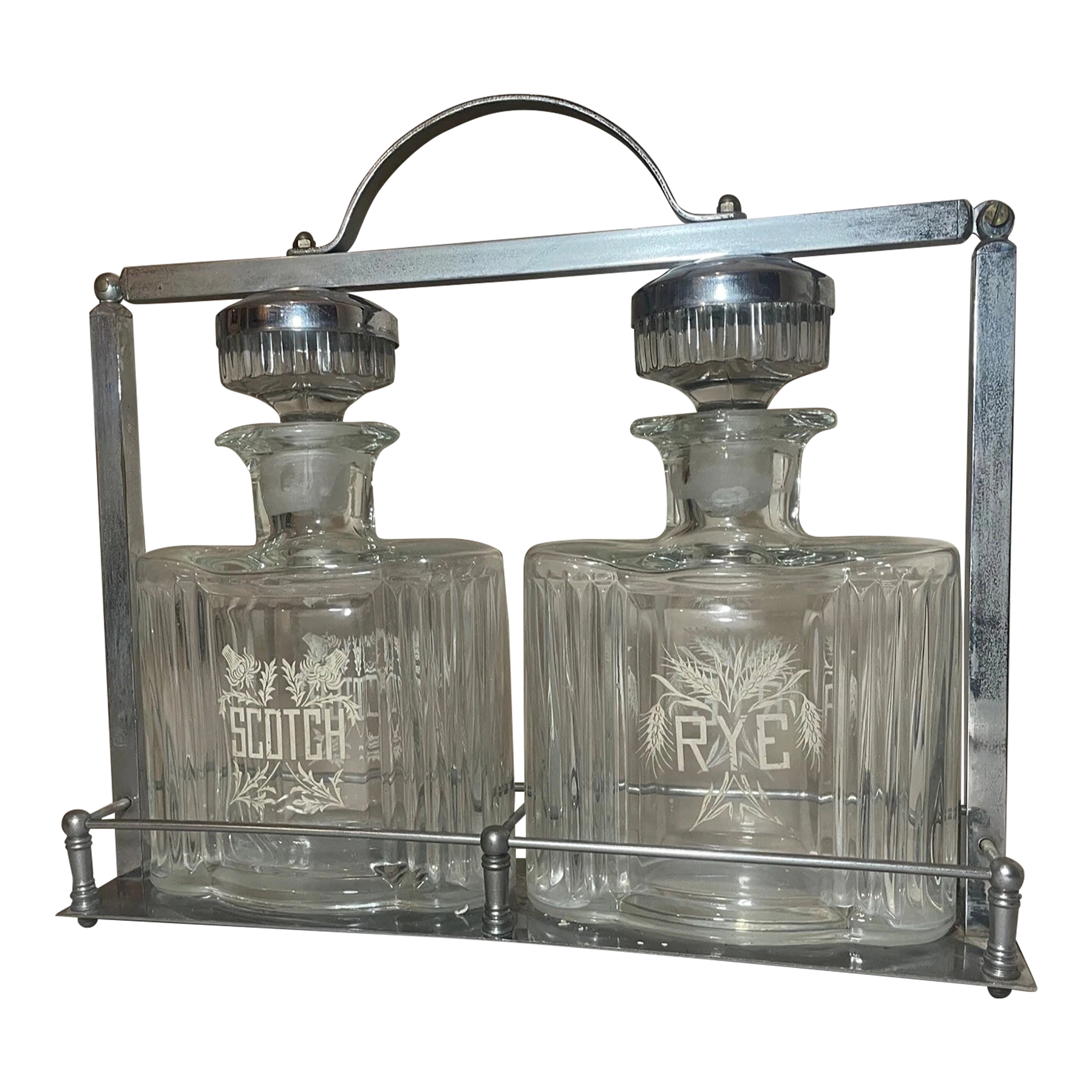 Vintage Silver Carafes and Decanters | Chairish