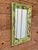 Vintage Green Botanical Decoupage Wall Mirror With Tropical Birds and Butterflies For Sale - Image 11 of 12