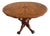 English Walnut Center Table, Circa 1850, Tilt Top For Sale