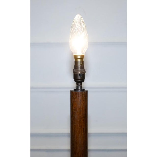 Add timeless charm and warm character to your home with this vintage hand-turned wooden floor lamp, a classic piece that...