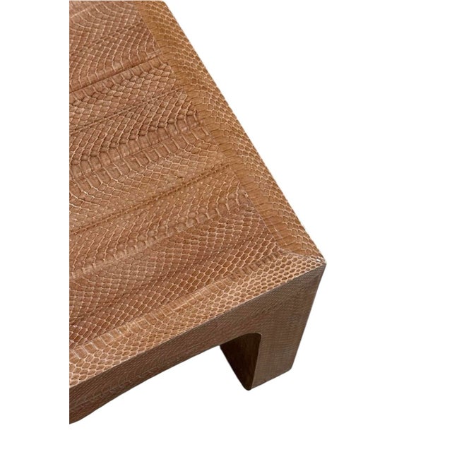 Ming Leg Toffee Coffee Table For Sale In Miami - Image 6 of 8