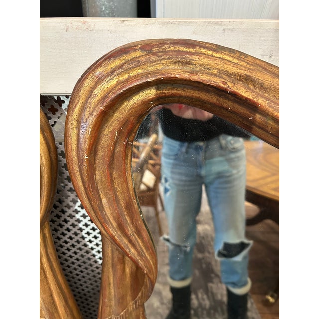 Art Nouveau Giltwood Swag Motif Large Mirrors For Sale - Image 9 of 18