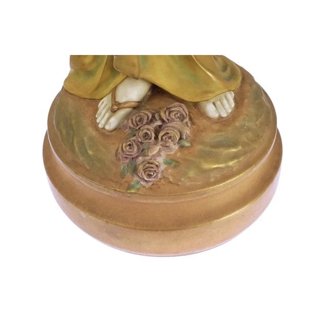 Art Nouveau Statue Amphora Austria Maiden For Sale - Image 10 of 10