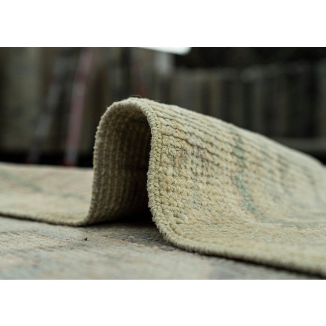 Textile Turkish Oushak Rug 2'10" x 11' #19493 For Sale - Image 7 of 8