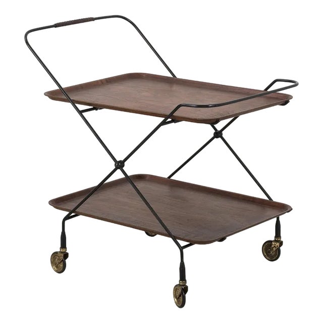 Vintage Service Trolley by Paul Nagel For Sale