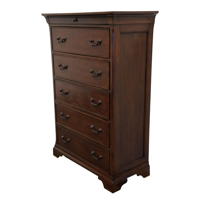 ASPENHOME Solid Cherry Contemporary Traditional Style 40" Chest of Drawers 185-422-3 58.25" High 40" Wide 19.5" Deep We...