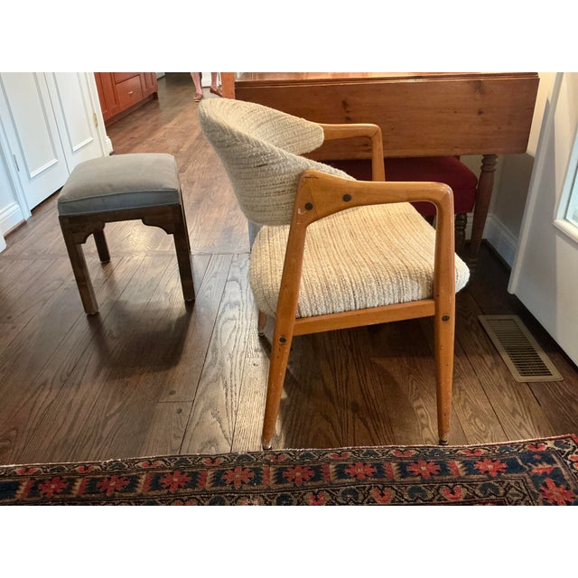Mid-Century Modern Vintage MCM Puck Armchair by Yngve Ekstom For Sale - Image 3 of 12