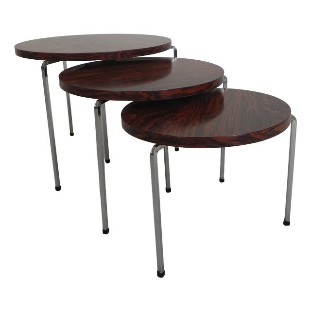 Nesting Tables from Vaza Roden, 1960s, Set of 3 For Sale