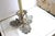 Frederick Cooper Frederick Cooper Table Lamp Silver Black Shade Vintage Leaf Motif For Sale - Image 4 of 15