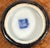 Blue Early 20th Century Japanese Porcelain Geisha Girl Sakazuki in Woven Bamboo For Sale - Image 8 of 10