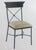 Garden Chair in Wrought Iron with cushion For Sale - Image 12 of 18