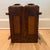 Chestnut Antique Oak Countertop Sewing Cabinet With Applied Burled Wood Drawer Fronts For Sale - Image 8 of 12