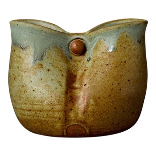 Pinched Body Vessel (1970s) For Sale