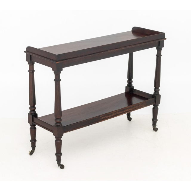 Wood Victorian Mahogany Buffet Table For Sale - Image 7 of 7