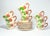 Franciscan “Apple” Set of 9 Earthenware Tea Cups 2 3/4” 8oz & Saucers 5 3/4” Good vintage condition. No chips, cracks, or...
