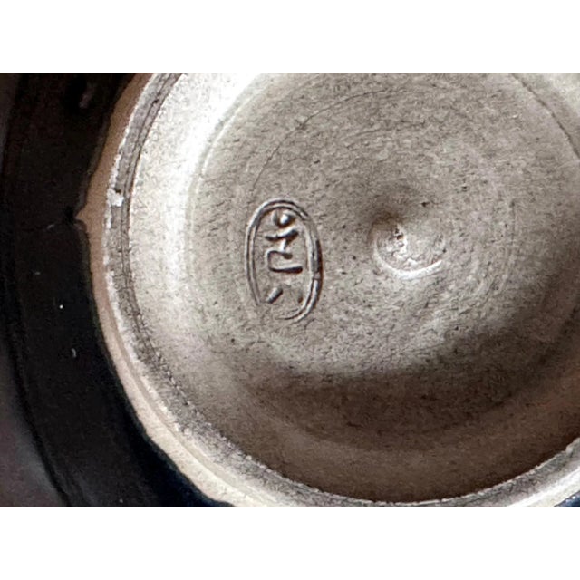 Japanese 19th Century Japanese Glazed Kyo-yaki Tea Bowl Nin'ami Dohachi For Sale - Image 3 of 12