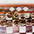 1950s Vintage Frank Lloyd Wright Arts & Crafts Boho Chic Stained Glass Chess Set - Set of 33, Atrributed For Sale - Image 10 of 18