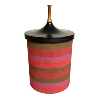 Mid 20th Century Laurids Lonborg Danish Mid-Century Striped Ice Bucket For Sale