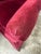 Deep Red Maroon Mohair Armchair Claw Feet For Sale - Image 9 of 12