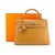 Hermès Kelly 32 Gold Box Calf Leather Palladium Hardware Top Handle Bag For Sale - Image 10 of 11