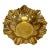 Vintage Scalloped Edge Brass Wine Coaster, Candle Holder or Catchall Dish For Sale