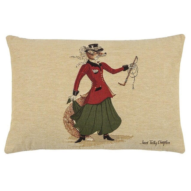 This beautiful tapestry cushion is finely woven by skilled weavers on traditional Jacquard Tapestry looms. The tapestry...