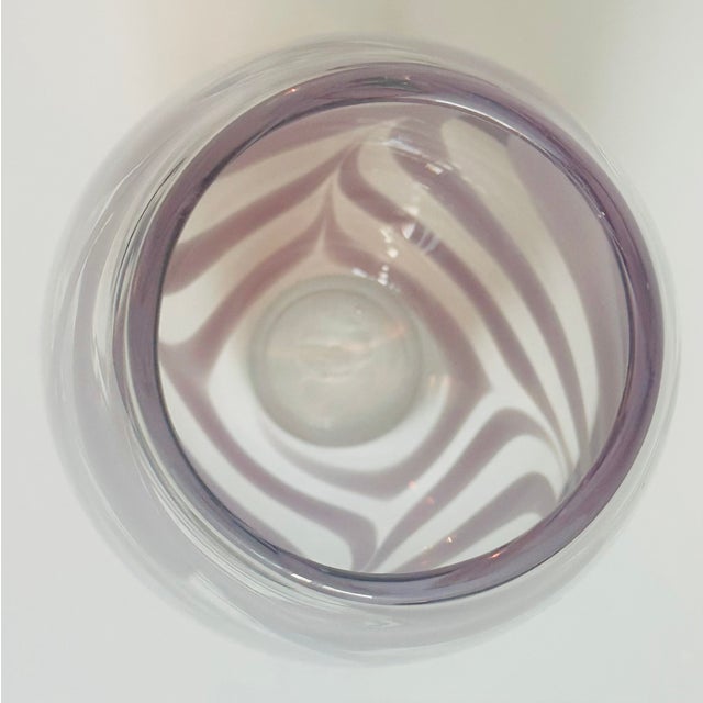 Venini Murano Pennellate Art Glass Vase 1960s Italy Mid Century Modern For Sale In New York - Image 6 of 6