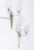 Art Deco Silver-Plated Bronze Wall Sconces with Glass Shades, 1930, Set of 2 For Sale - Image 6 of 8