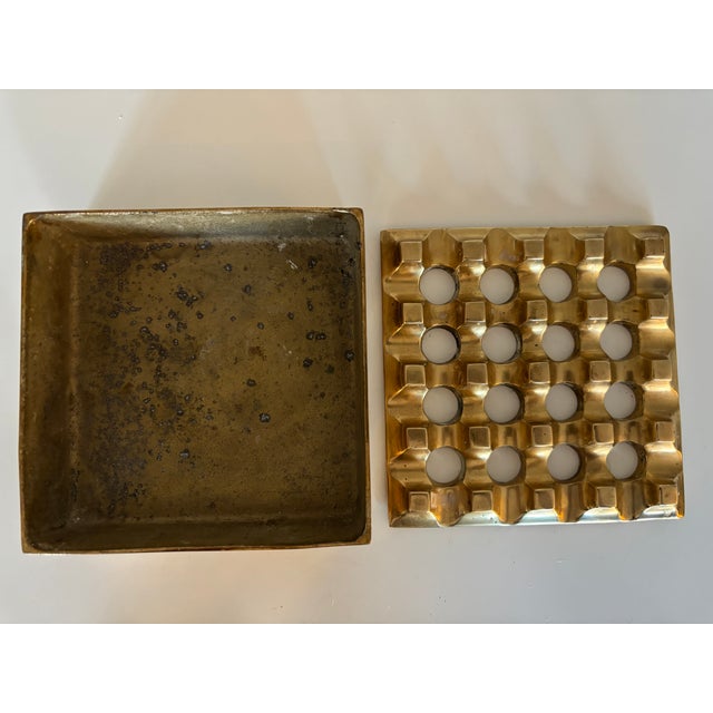 Vintage Ultima 15 Brass Ashtray by Holger Bäckström & Bo Ljungberg, 1960s For Sale - Image 11 of 14