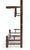 Victorian Belgian Wood Hall Tree With Beveled Mirror For Sale - Image 10 of 11