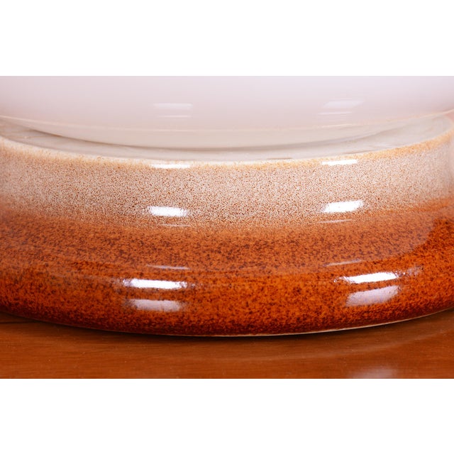 Mid-Century Modern Table Lamps in Ceramic and Opal Glass, 1950s, Set of 2 For Sale - Image 10 of 14