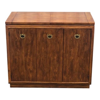 Vintage Drexel Accolade Campaign Server/Bar For Sale