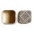Vintage Bamboo Beaded Box White & Gold Medium For Sale - Image 4 of 9