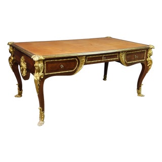 Large Louis XV Style Desk, 1890s For Sale