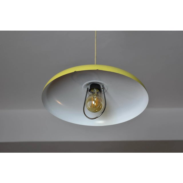 1950s 1950's Italian Mid-Century Adjustable Pendant by Stilux For Sale - Image 5 of 9