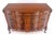 Flame Mahogany Bow Front Claw Feet 3 Drawers Dresser Chippindale Style MINT