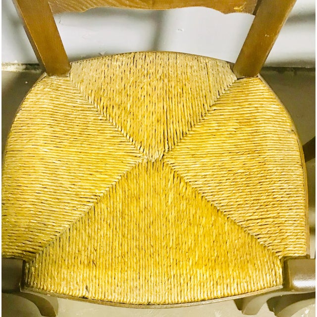 Brown Vintage Mid Century Shaker Shawl Chairs- a Pair For Sale - Image 8 of 12