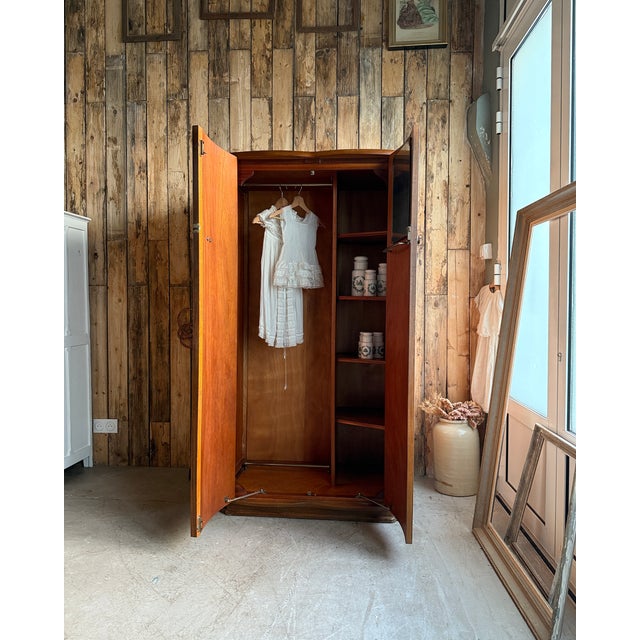 Art Deco English Wardrobe, 1890s For Sale - Image 10 of 18
