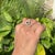 Blue Sapphire & Diamond Halo Vintage Engagement Ring in 18k White Gold Size 8 For Sale In New York - Image 6 of 16