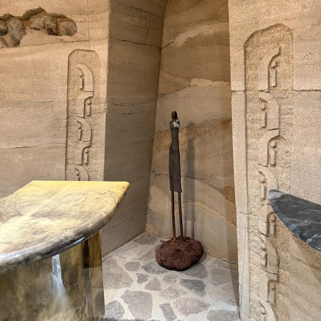 Mid Century Bronze Sculpture of a Standing Figure Tette De Femme For Sale - Image 12 of 12