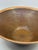 Mid-Century Modern Vintage 1970's Copper Trim Wooden Salad Serving Bowl For Sale - Image 3 of 9