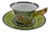 D.V. Floralia Tea Cup and Saucer by Versace for Rosenthal, 2017, Set of 2 For Sale