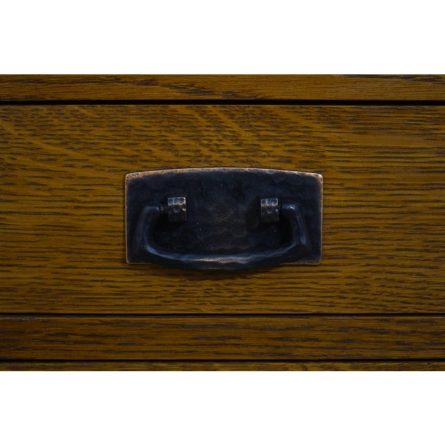 Wood Stickley Mission Oak Arts & Crafts Sideboard For Sale - Image 7 of 12