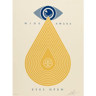 Shepard Fairey, Earth Crisis, Eyes Open, Lithograph For Sale