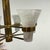 Italian Brass and Glass Chandelier in the style of Sciolari, 1960s For Sale - Image 6 of 10