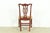 Baker Furniture Georgian Carved Mahogany Side Chair For Sale - Image 9 of 10