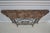French Maitland Smith French Empire Marble Top Steel Base Console Table For Sale - Image 3 of 17