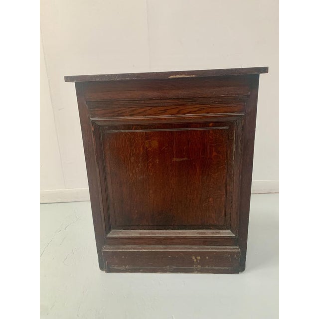 Wood 20th Century Oak Restaurant Serving Cart For Sale - Image 7 of 9