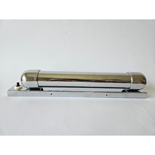 Art Deco Bauhaus Functionalism Chrome Wall Lamp, 1930s For Sale - Image 9 of 18